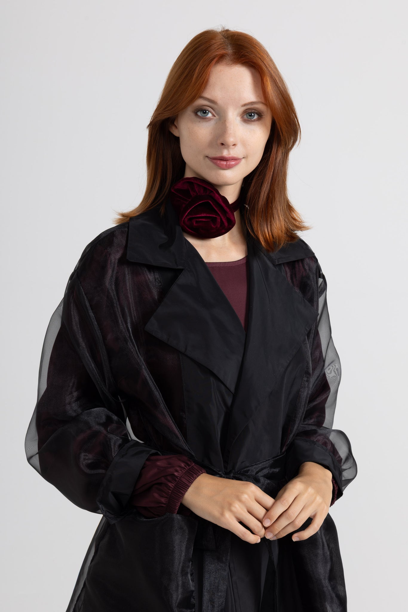 SPOLVERO LUNGO IN LEGGERA ORGANZA