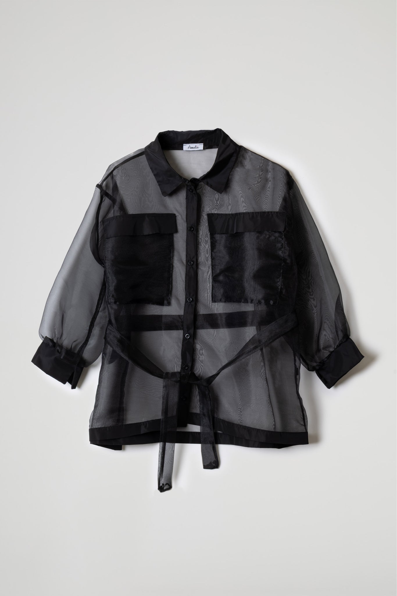 CAMICIA OVER IN LEGGERA ORGANZA