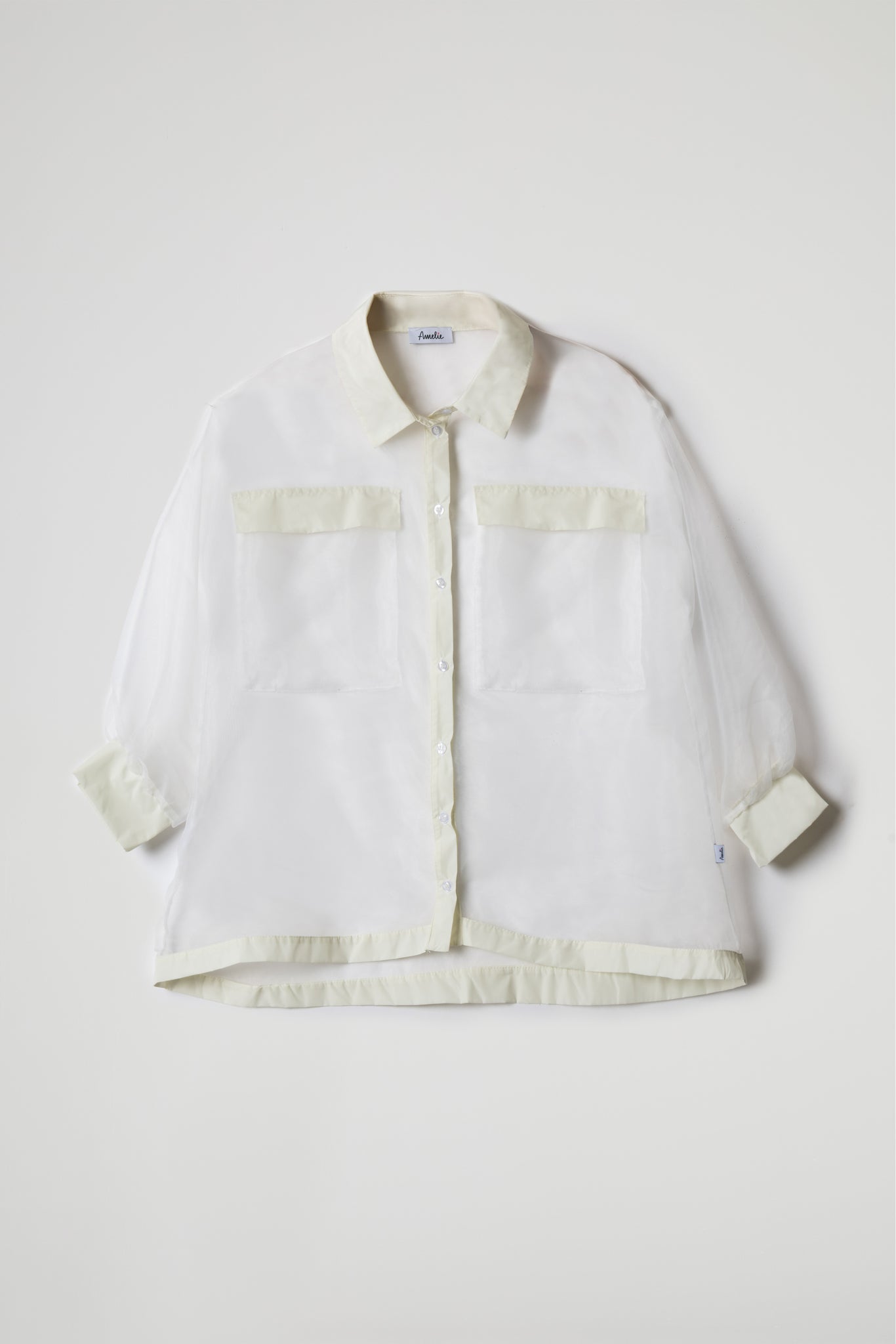CAMICIA OVER IN LEGGERA ORGANZA