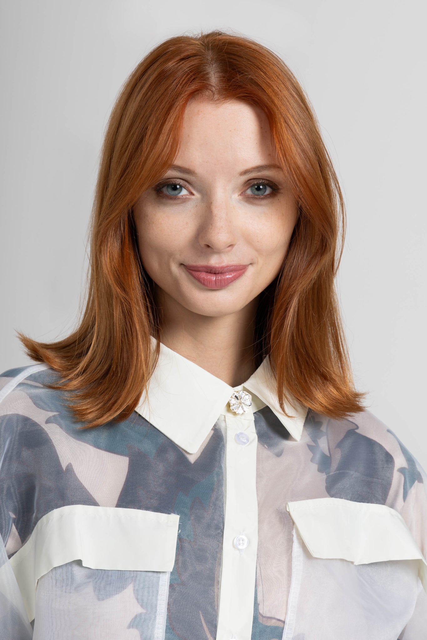 CAMICIA OVER IN LEGGERA ORGANZA